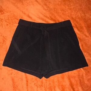 Loft’s Women's Black Shorts with tie